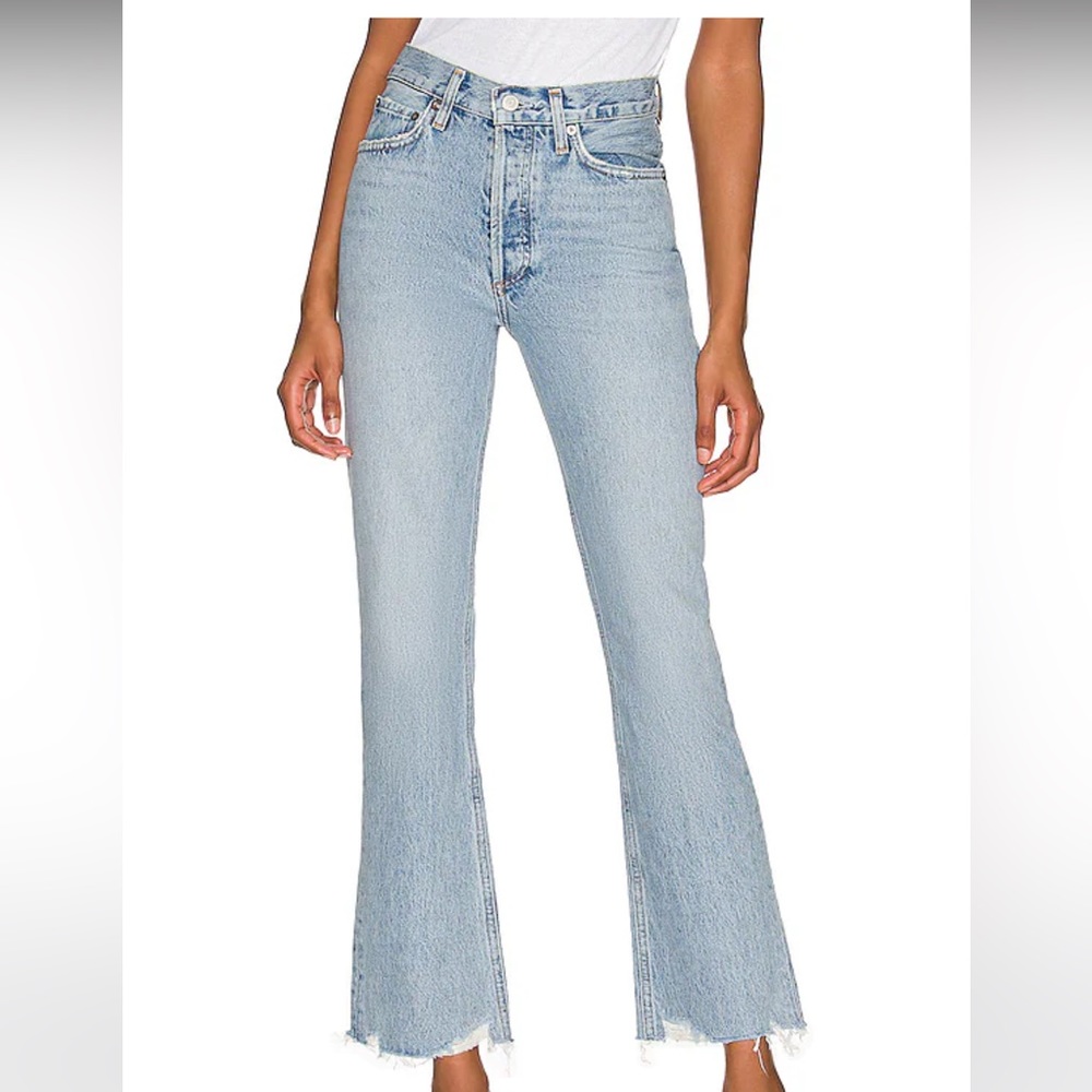 agolde relaxed boot jeans size 25